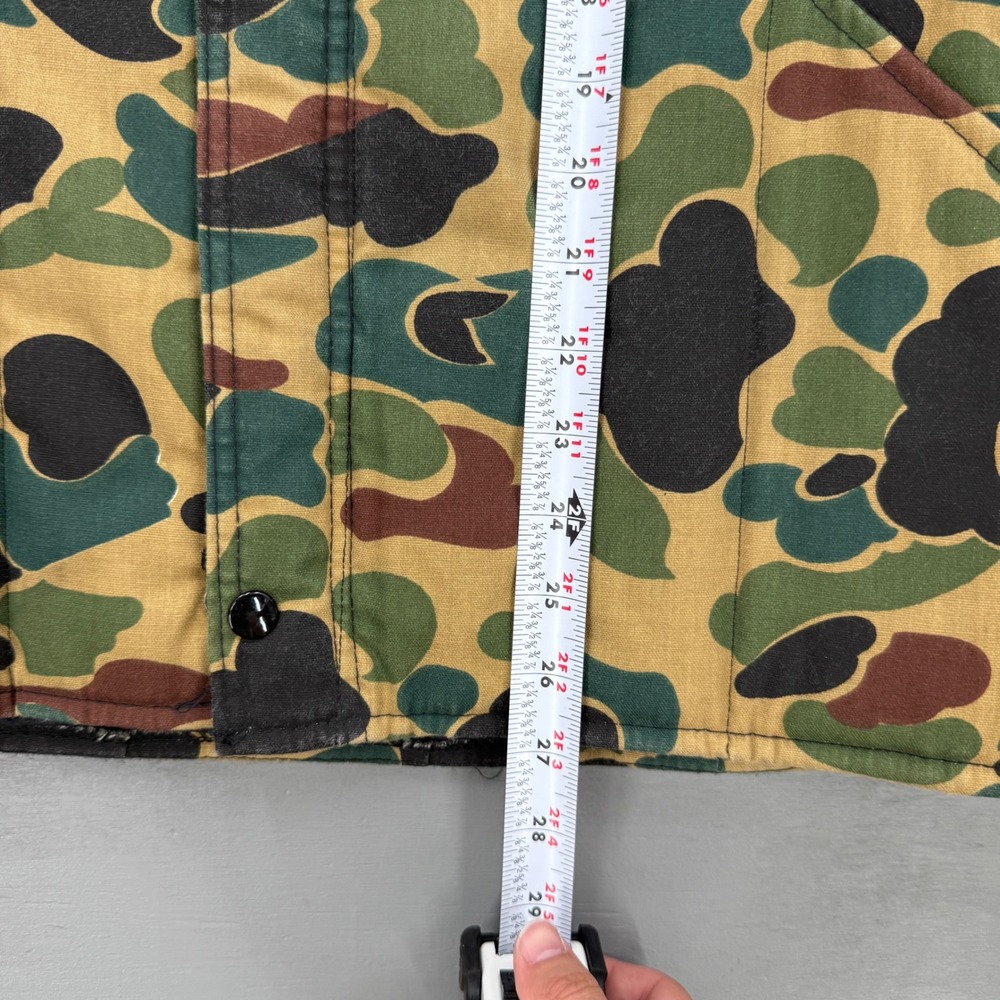 Vintage Hollofil 808 Hunting Jacket Duck Camo Insulated Utility Medium - Picture 5 of 8